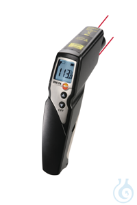 Infrarot-Thermometer testo 830-T4 mit 2-Punkt-Lasermessfleckmarkierung 30:1...